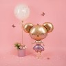 Шар 3D (36''/91 см) Ходячая Фигура, Мышка Балерина - в магазине «ШарикClub»