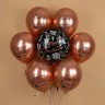 Шар (18''/46 см) Круг, Лучшему Учителю, Черный - в магазине «ШарикClub»