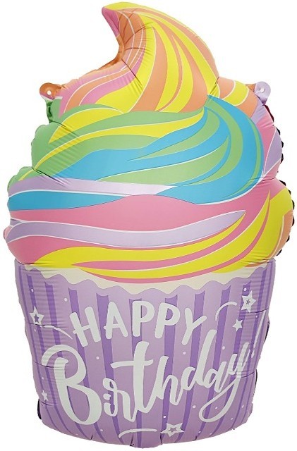 Шар (23''/58 см) Фигура, Нежный капкейк - в магазине «ШарикClub»