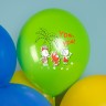 Шар (12''/30 см) Синий трактор, Ассорти, пастель, 2 ст - в магазине «ШарикClub»