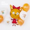 Шар (12''/30 см) Три Кота, Белый (200), пастель, 1 ст - в магазине «ШарикClub»