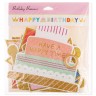 Гирлянда Happy Birthday (разноцветные буквы и короны), с блестками, 200 см - в магазине «ШарикClub»