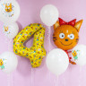 Шар (34''/86 см) Фигура, Три Кота, Карамелька - в магазине «ШарикClub»
