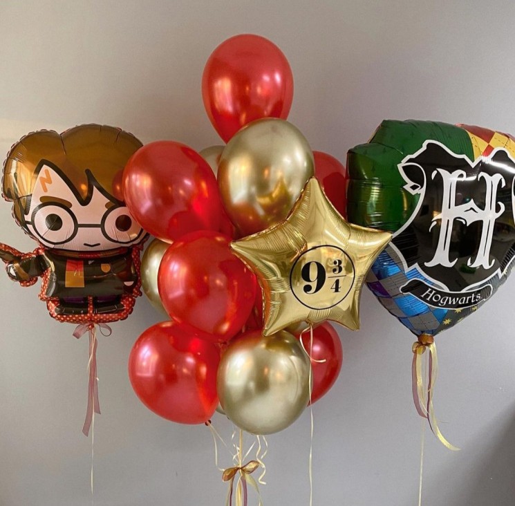 Фонтан из шаров "Harry Potter" №6 - в магазине «ШарикClub»