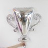 Шар (36''/91 см) Фигура, Кубок Чемпиона, Серебро - в магазине «ШарикClub»