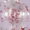 Шар (12''/30 см) Про любовь..., Прозрачный, кристалл, 5 ст - в магазине «ШарикClub»