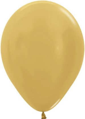 Шар (12''/30 см) Золото яркое (570), металлик - в магазине «ШарикClub»