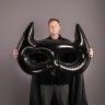 Шар (42''/107 см) Фигура, Маска, Черный - в магазине «ШарикClub»