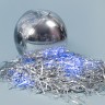 Шар 3D (25''/64 см) Сфера, Серебро - в магазине «ШарикClub»