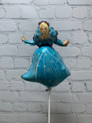 Шар (14''/36 см) Мини-фигура, Снежная королева