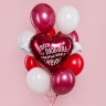 Шар (35''/89 см) Сердце, Твоя любовь окрыляет - в магазине «ШарикClub»